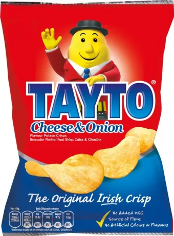 Tayto Crisps Cheese & Onion 35g (50 Pack)