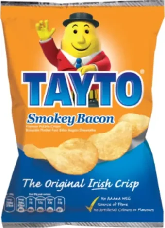 Tayto Crisps Smokey Bacon 35g (50 Pack)