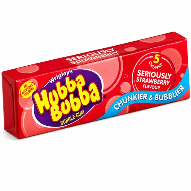 Hubba Bubba Strawberry 35g (Case of 18)