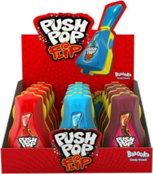 Bazooka Push Pop Flip 46g (Case of 12)