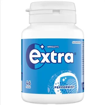 Wrigleys Extra Peppermint Bottle 46's 64g (Case of 6)