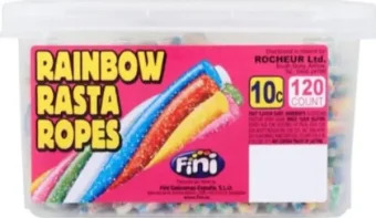 Fini Rainbow Rasta Ropes 10C (Case of 120)