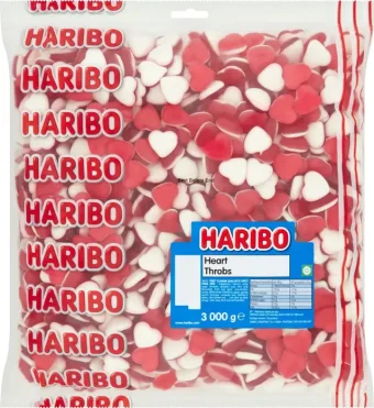 Haribo Heart Throbs Bulk 3kg