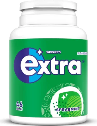 Wrigleys Extra Refresher Spearmint Bottle 46's 64g (Case of 6)