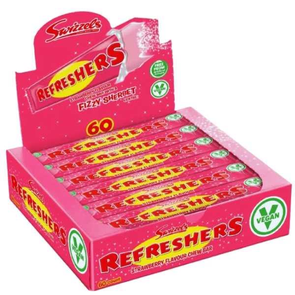 Swizzels Refresher Bar Strawberry 18g (Case of 60)