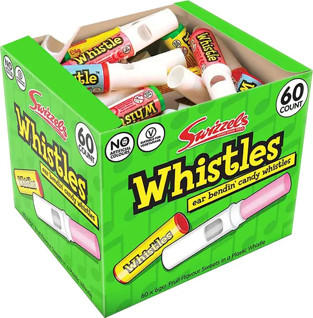 Swizzels Whistles (Case of 60)